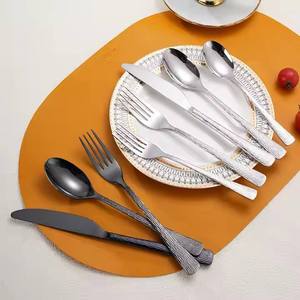 Juego de Cubiertos de Acero Inoxidable Sostenible de Alta Calidad |   Cuchara, Tenedor y Cuchillo Reutilizables Resistentes con Acabado Mate para Fiestas, Venta al Por Mayor - Product Image 6