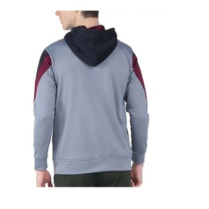 Custom Knitted 100%Cotton <b>Zip</b> <b>up</b> Hooded Oversized Heavy Weight 380GSM Streetwear Cotton High Quality Blank Zipper Men's Hoodies - Product Image 6