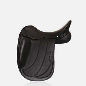 Silla de Montar Inglesa de Cuero Negro Premium |   Silla de Montar para Caballos de Salto y Eventing Multiusos | Equipo de Equitación Cómodo y Duradero - Product Image 1