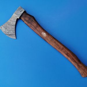 Heavy Duty Carbon Steel Hand <b>Axe</b> Hatchet with Ergonomic Wooden Handle Outdoor Camping Tool for <b>Wood</b> Cutting Bushcraft and Hiking - Product Image 1