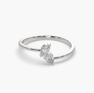 แหวนหมั้นเพชรทรงบริลเลียนต์ 14K ทองคำแท้ วินเทจ ได้รับการรับรองจาก IGI เพชรเพาะเลี้ยงในห้องปฏิบัติการ เครื่องประดับชั้นดี ของขวัญสำหรับงานแต่งงาน งานเลี้ยง - Product Image 2