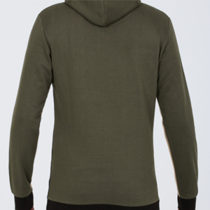 Sweat-shirt d'hiver décontracté pour homme 100% coton, grande taille, avec fermeture éclair, logo brodé, style streetwear, imprimé, plusieurs couleurs - Product Image 2