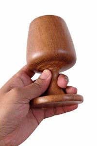 Taza de Cappuccino de Madera Hecha a Mano, Resistente a las Grietas, Taza de Café de Madera Sólida, Vaso Rústico para Bebidas, para la Colección de Cocina del Hogar - Product Image 6