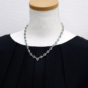 18K White Gold Lab Grown Diamond Halo <b>Choker</b> Necklace | Luxury Round Tennis Chain | Elegant Rhodium Plated - Product Image 4