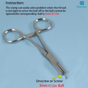 Buen Proveedor con el Mejor Precio, Pinzas para Perforaciones Quirúrgicas Ligeras, Duraderas y Modernas, Hechas a Medida, Servicio OEM ODM - Product Image 4