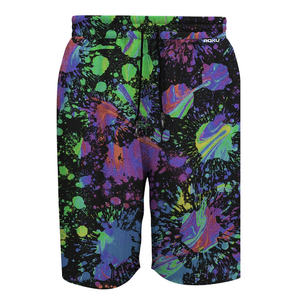 กางเกงขาสั้นเดินชายหาดสไตล์สตรีทสำหรับผู้ชายกางเกงขาสั้นผ้าโพลีเอสเตอร์พิมพ์ลายลำลองมีกระเป๋าใส่ของจำนวนมากสำหรับใส่ไปทะเลฤดูร้อน - Product Image 1