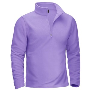 Sweat-shirt unisexe à fermeture éclair 1/4, coupe décontractée, en molleton bouclette, avec logo personnalisé, marque privée, commande en gros, fabricant de vêtements de mode - Product Image 3