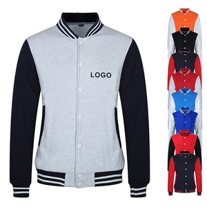 Vestes universitaires pour hommes avec broderie personnalisée sur le devant, couleur et taille personnalisées, livraison rapide pour l'hiver - Product Image 1