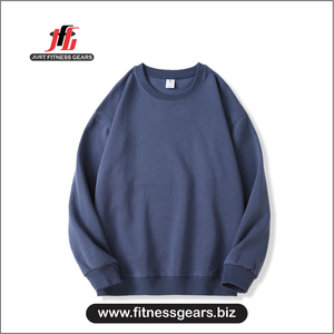 เสื้อฮู้ดแขนยาวผู้ชาย ผ้าฝ้ายฟลีซ 100% สีพื้น แฟชั่นฤดูหนาว สวมใส่สบาย ระบายอากาศได้ดี เป็นมิตรกับสิ่งแวดล้อม - Product Image 6