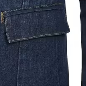 Turn Down Notched Collar Long Sleeve Double Breasted Men's <b>Denim</b> <b>Coats</b> Top Choice Premium Selling Warm Knitted <b>Denim</b> <b>Coat</b> Male - Product Image 2