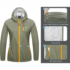 Chaqueta Impermeable de Alta Calidad para Hombre, Cortavientos con Capucha, Ropa de Lluvia para Deportes y Senderismo - Product Image 5