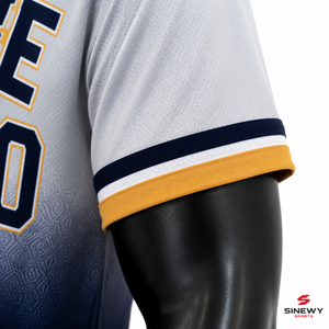 SINEWY SPORTS Camiseta de Béisbol para Hombre Adulto, Nombre del Equipo 00, Color Degradado Sublimado, Secado Rápido, Manga Corta, Corte Regular - Product Image 4