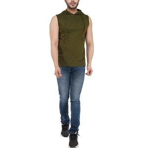 High Quality Sleeveless Muscle Fitness <b>Hoodie</b> for Men Autumn <b>Workout</b> Sweatshirt Digital Printing Breathable Eco-Friendly - Product Image 2