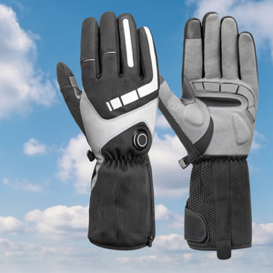 Guantes Térmicos Calefactables para Motocicleta, Invierno, Recargables por USB, Unisex, Nailon y Algodón, Deportivos - Product Image 5