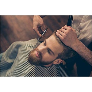 Ciseaux de coiffeur professionnels les plus vendus, manche long, acier inoxydable, lame droite, pointe acérée, fournitures de salon de coiffure - Product Image 5