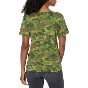 Camiseta de mujer moderna, estilo urbano, holgada, de algodón suave con costuras, estilo juvenil. - Product Image 2