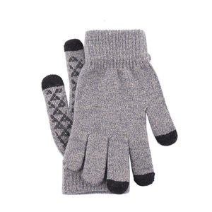 Custom Men's Soft Knitted Acrylic Sport <b>Gloves</b> <b>Warm</b> Outdoor Use for Screen Capability Autumn Spring Winter Daily Cycling Logo - Product Image 3