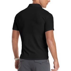 T-<b>shirt</b> For <b>Men</b> Manufacturers Short Sleeve Regular fit Business Solid Color Pattern <b>Men's</b> Quarter Zipper <b>up</b> T-<b>shirt</b> For <b>Men</b> - Product Image 2