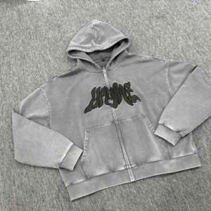 Fashion Streetwear Wholesale Oversized 500gsm Loose Custom Vintage Y2k Washing <b>Sun</b> Faded Zip Distressed 100% Cotton Hoodies - Product Image 5
