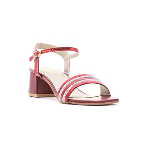 Maroon Fancy Heeled <b>Sandal</b> FN5293 - Product Image 3