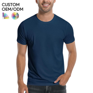 T-shirt tricoté à manches courtes pour homme, décontracté, respirant, écologique, anti-plis, séchage rapide - Prise en charge OEM/ODM pour marques à marque privée - Product Image 5