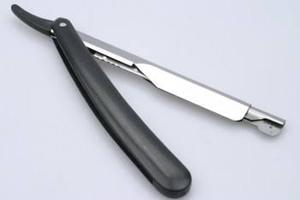 Professional Men's Shaving <b>Razors</b> in Style Cut Throat Plastic Handle Barber Straight <b>Razors</b> - Product Image 2