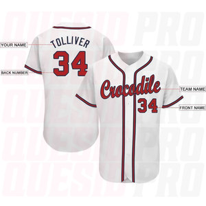 Vêtements de baseball et de softball OEM, t-shirts de baseball personnalisés avec logo, maillots de baseball en gros, vêtements de sport, t-shirts en gros, fourniture d'usine - Product Image 3