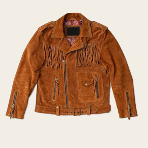 Custom Western Fringe <b>Suede</b> Leather <b>Jacket</b> Stylish Western Cowboy Fashion Outerwear Professional Manufacturer Bulk Orders - Product Image 6