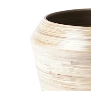 Pot de fleurs en bambou tressé écologique, pot de fleurs design, pot de fleurs d'intérieur pour décoration de maison de style scandinave en provenance du Vietnam - Product Image 3