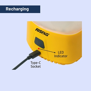 4000mAh Rechargeable LED Camping Lanterne Léger 3-Mode Commutateur Flexible Double Positionnement All-Around Éclairage Extérieur - Product Image 6