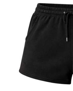Shorts en molleton noirs personnalisés pour femmes avec imprimé papillon et lune, taille élastique, décontractés, été, fabricant sur mesure, OEM, approvisionnement en gros - Product Image 5
