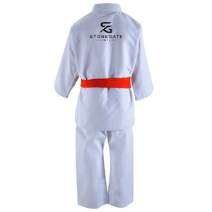 Ensemble d'uniformes de karaté personnalisés avec logo pour adultes, en tissu mélange coton, confort d'entraînement, fournisseur d'usine en gros 2026 - Product Image 4
