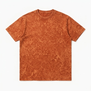 Camisetas Personalizadas de Alta Calidad para Hombre, Tejido de Algodón Grueso de 250 g/m², Estilo Vintage, Lavado Ácido, Impresión Serigráfica - Product Image 5