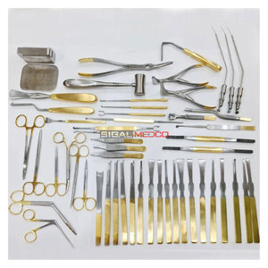 Juego de Instrumentos Quirúrgicos para Rinoplastia, 82 Piezas, Kit Profesional de Cirugía Plástica Nasal, Acero Inoxidable, Manual, Operación Cosmética ORL - Product Image 4