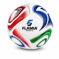 Ballon de football Flamia Sports 2026 USA-Canada-Mexique Taille 5 Standard Compétition en Cuir Vente en Gros