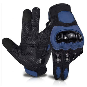 Gants de motard légers, durables et respirants, avec support de sécurité, fermeture réglable au poignet, paume antidérapante, ajustement confortable - Product Image 2
