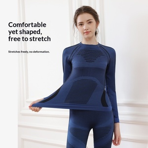 ชุดโยคะออกกำลังกาย 2 ชิ้น สำหรับเด็กผู้หญิง แบบขายส่ง เป็นมิตรกับสิ่งแวดล้อม ยกกระชับสะโพก ลายเรียบ สำหรับผู้ใหญ่ - Product Image 6