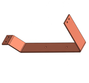 Barra colectora de cobre personalizada Tipo cuadrado flexible sin aleación para servicio de corte y perforación de distribución de energía eléctrica - Product Image 2