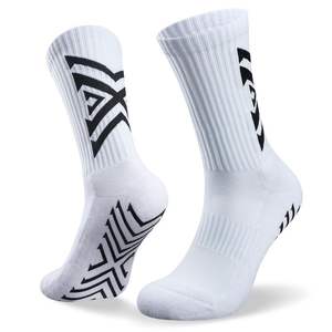 Chaussettes de sport respirantes à séchage rapide pour hommes, vente en gros OEM, motifs et logos personnalisés, chaussettes de course athlétiques, chaussettes de cheville antidérapantes - Product Image 4