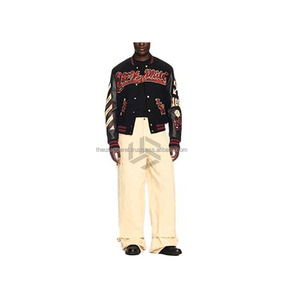 OEM Custom Logo <b>Waterproof</b> Breathable Windproof Varsity <b>Jackets</b> Adults Stand Collar Pocket Decoration Factory Wholesale Oversize - Product Image 3