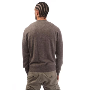 Sweat-shirt d'hiver personnalisé pour homme, 100 % coton, col montant, motif uni, style décontracté américain, en maille, avec capuche - Product Image 2