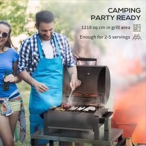 Lussuoso Barbecue Kamado in Ceramica Portatile con Altezza Regolabile per Giardini, Alimentato a Carbonella - Product Image 6