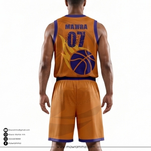 Maillot de basket personnalisé grande taille, sublimation, séchage rapide, évacuation de l'humidité, uniforme d'équipe, 100% polyester, vêtements de sport unisexes - Product Image 2