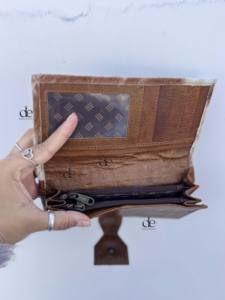 Portefeuille en cuir de fourrure de vachette embrayage cheveux sur peau fourrure multi-usages sac à main en cuir de veau pochette pochette Western femmes utilise pochette - Product Image 6