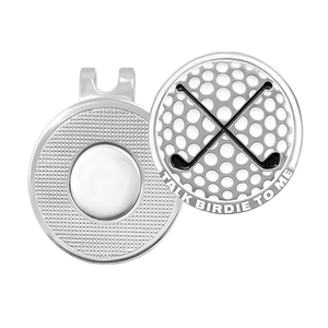 Clips de chapeau de golf portables et étanches en métal émaillé, personnalisables avec le nom de marque, pour cadeaux d'entreprise, vente en gros - Product Image 2