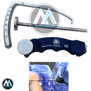 Instrumentos manuales de acero inoxidable para artroscopia: Pinzas de pico de pájaro, Pinzas perforadoras, Penetrador, Recuperador, Pasador de sutura Rhino, King - Product Image 5