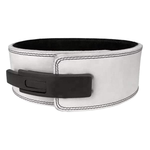 Back Support Lever Belts Non-Slip Buckle Power Lifting Waist <b>Trainer</b> Sport Belt Cowhide Leather Soft Professional Fitness Wear - Product Image 1