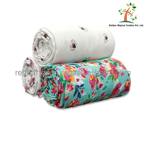 Cotton <b>Swaddle</b> <b>Blankets</b> Comfortable, Breathable, Eco-Friendly, Customized Size, Print & Color Wrap Summer <b>Blankets</b> for Infants - Product Image 2