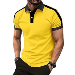 Polo de manga corta informal de verano para hombre, camiseta transpirable informal de negocios, Camiseta deportiva para hombre, talla grande europea y americana - Product Image 1