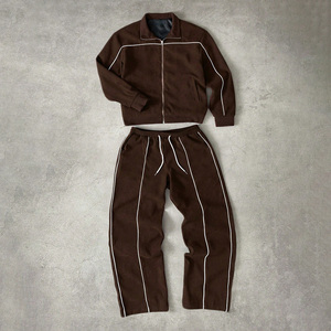 Conjunto Deportivo Cortavientos para Hombre, Ligero, Resistente al Viento, Ecológico, Chaqueta y Pantalones de Spandex/Poliéster, para Correr, Gimnasio, Chándal - Product Image 5